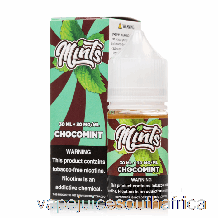 Vape Juice South Africa Chocomint Salts - Mints Vape Co - 30Ml 30Mg